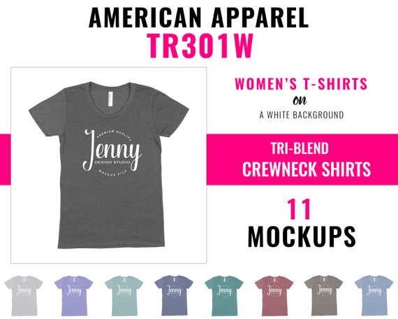 American Apparel TR301W Mockup Bundle 