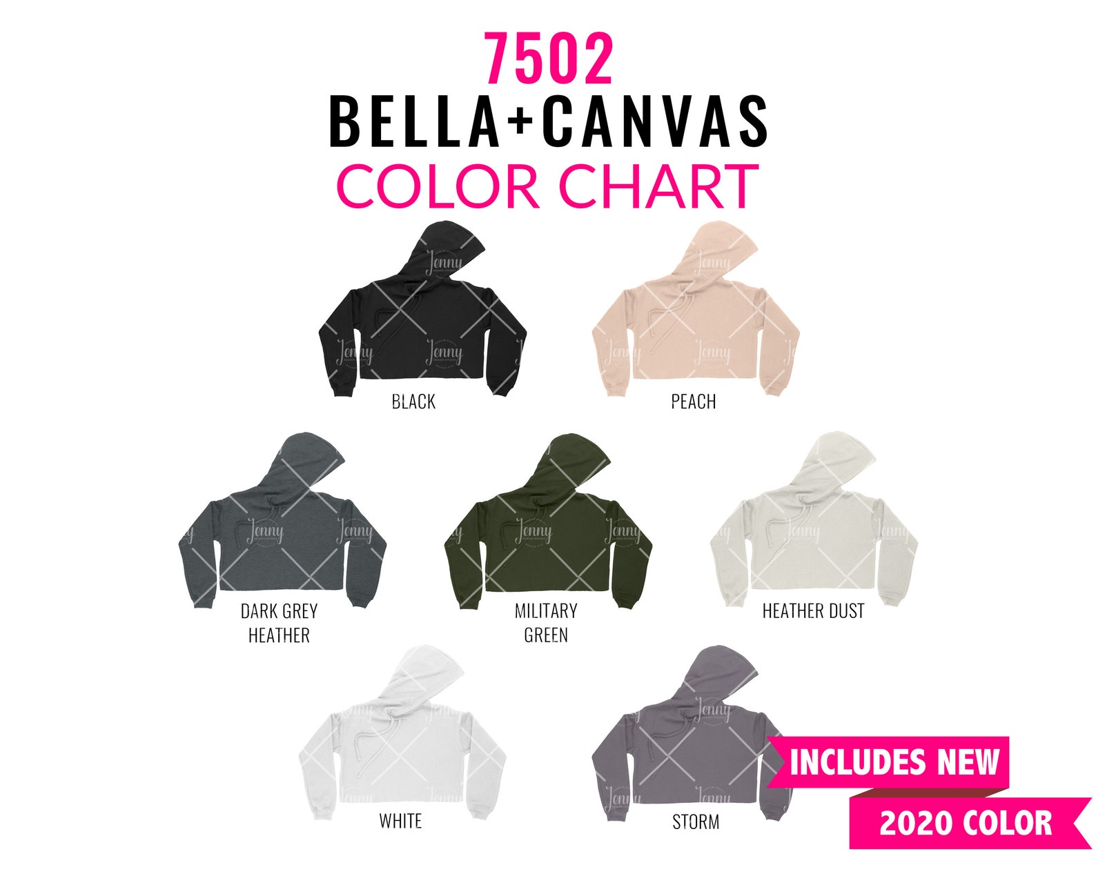 Download Bella Canvas 7502 Color Chart Mockup Bella Canvas Mockup ...