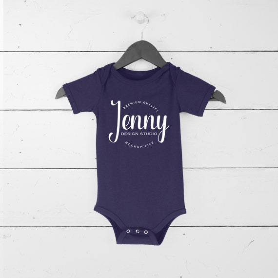 Bella Canvas 100b Navy Mockup Bodysuit Mockup One Piece Etsy