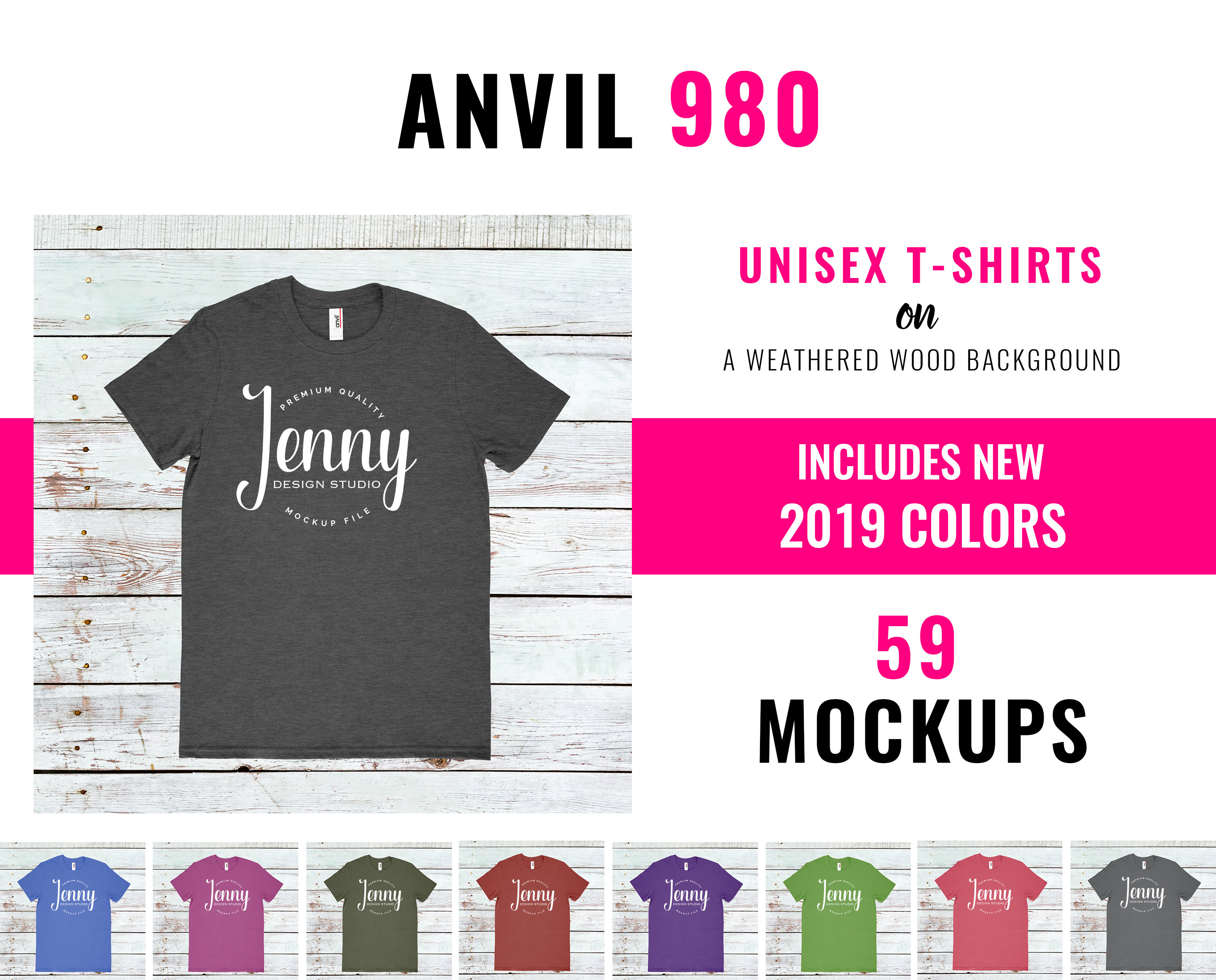 Download Anvil 980 Mockup Bundle Anvil Bundle Tshirt Mockup Shirt | Etsy