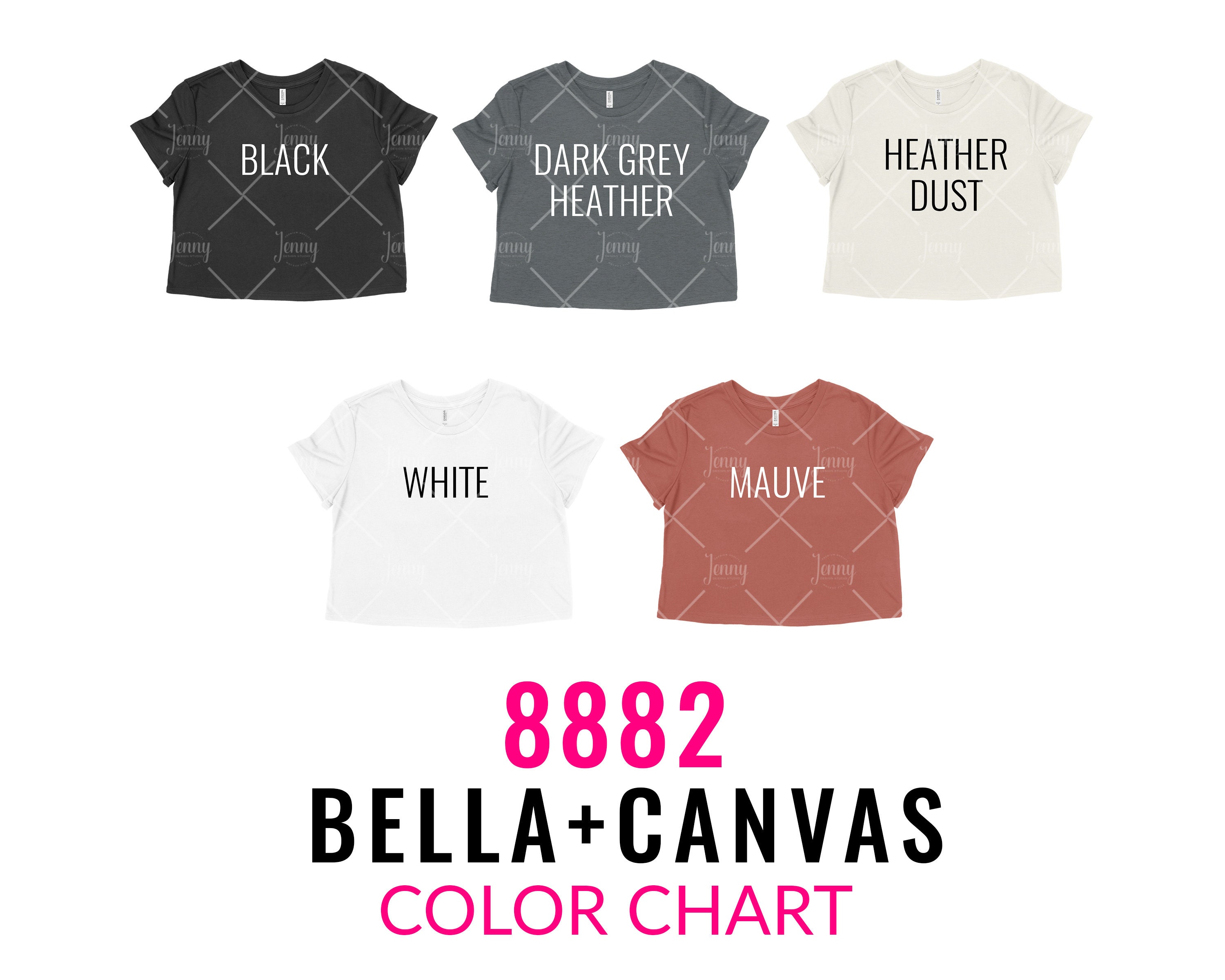 Download Bella Canvas 3001 Color Chart Mockup Basic Color Showcase Everyday Colors T Shirts Black Dark Grey Heather Heather Peach White Art Collectibles Color Vadel Com