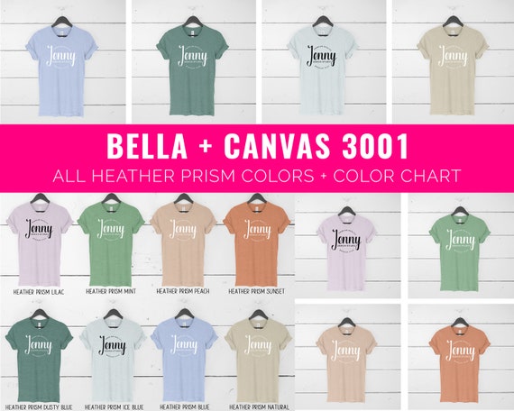 bella canvas 3001 mockup bundle