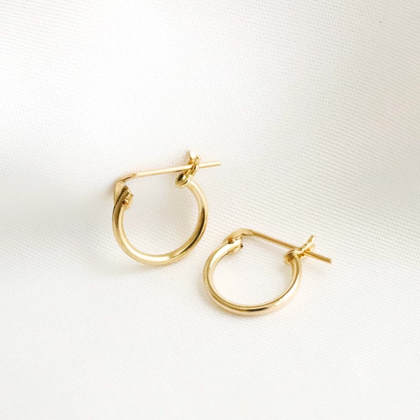 Gold Hoop Earrings - Etsy