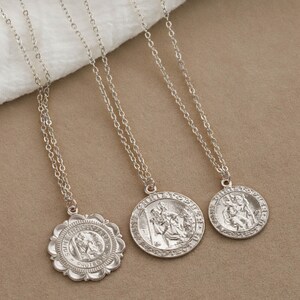 St Christopher Necklace - Etsy