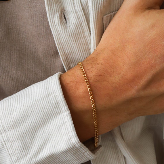 Mens Gold Chain Bracelet Men s Bracelet Bracelet for Men Mens