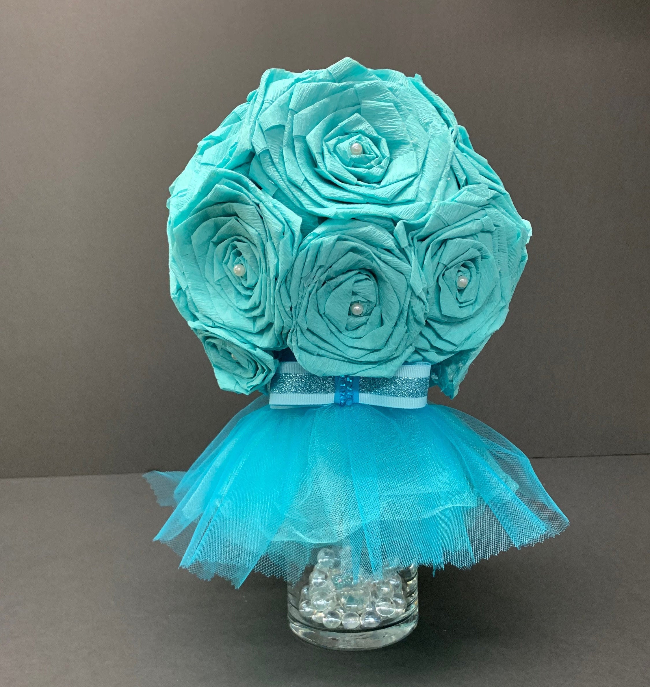 Paper Flowers table decor Wedding Table Decorations Baby Etsy