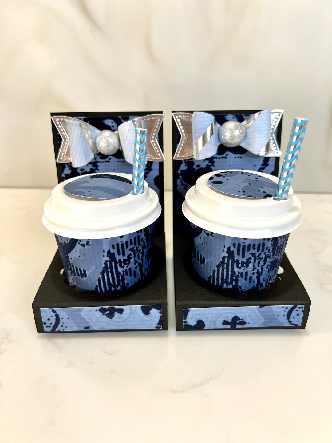 Coffee Gift Card Holder Treat Cup Set of 2 Party Favors K-cup Holder ...