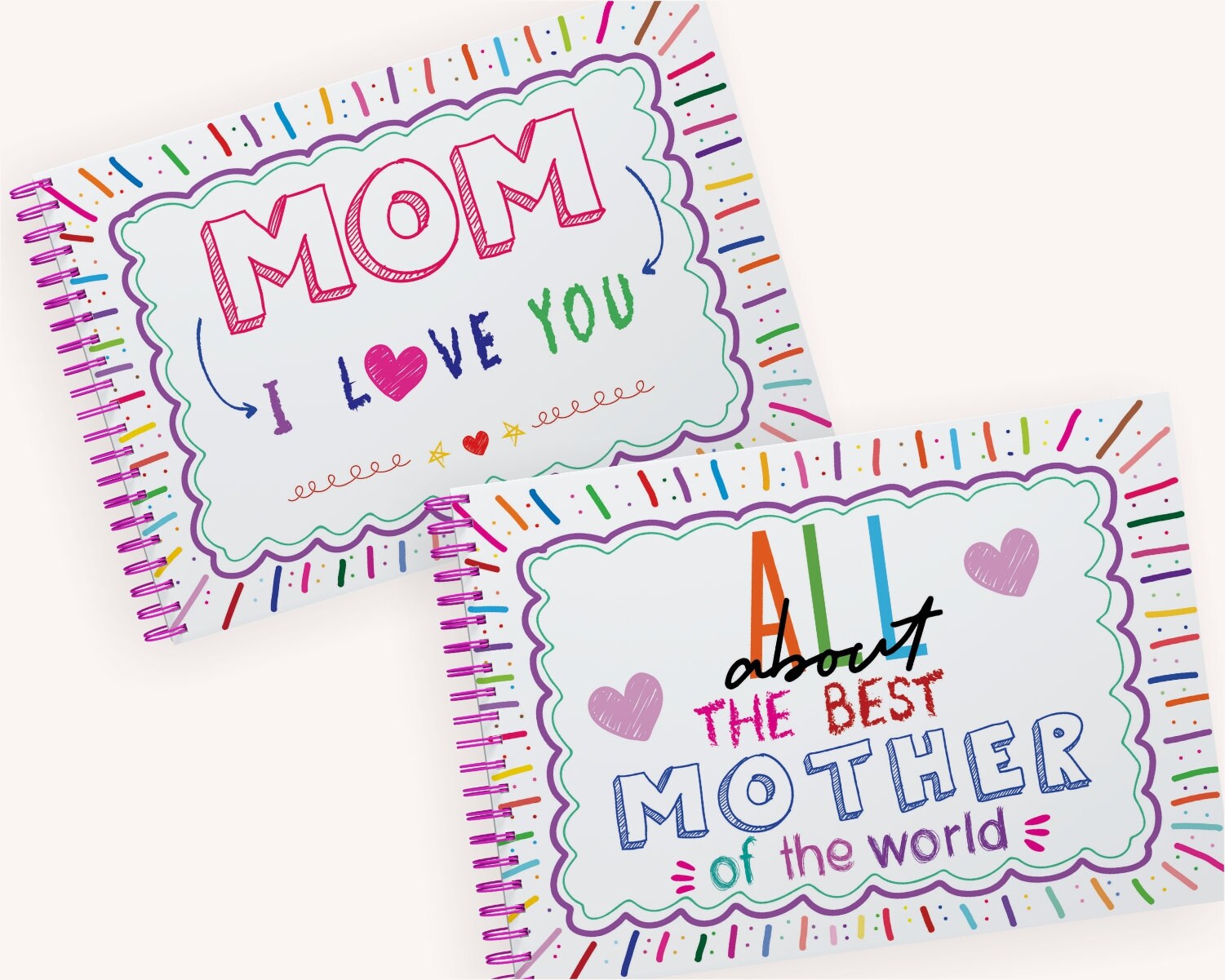 Mother's Day Book Printable Digital PDF Mother's - Etsy