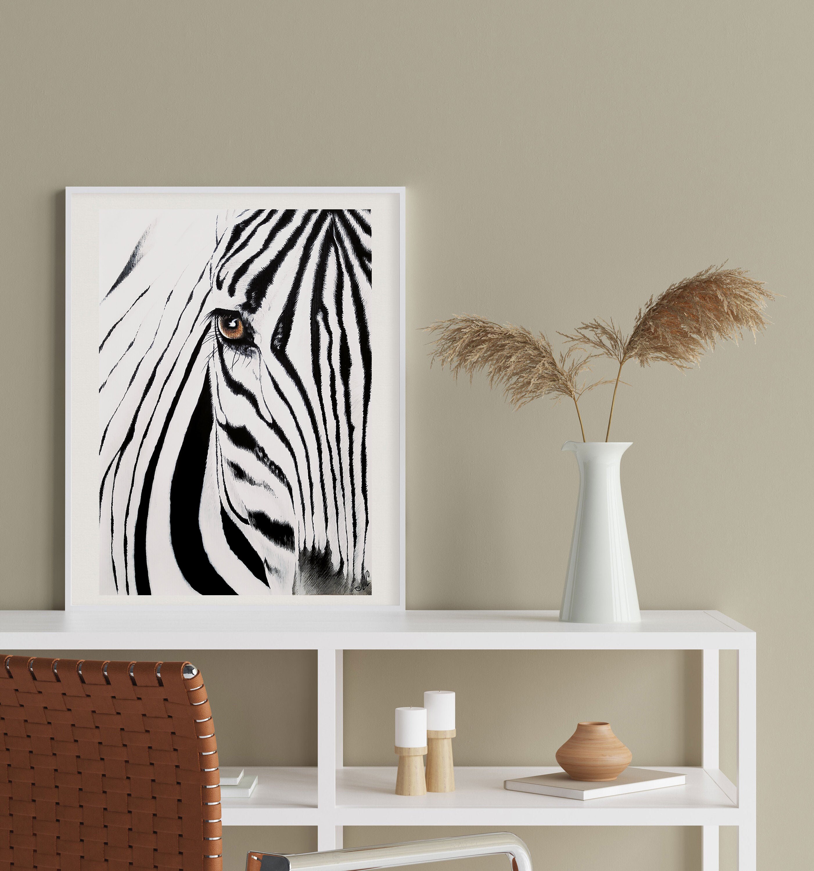 Zebra print zebra wall art animal poster jungle print Etsy
