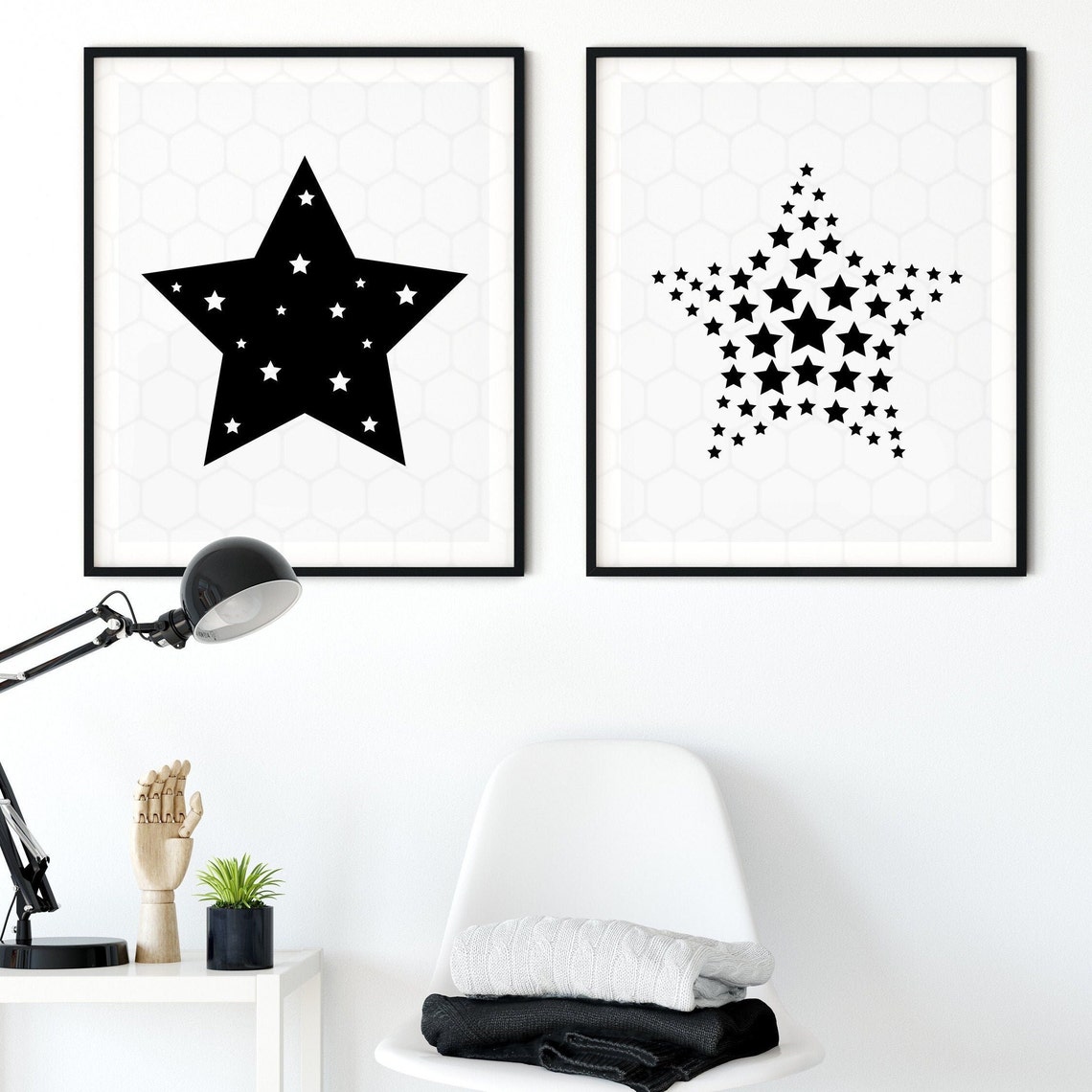 Star Poster Nursery Wall Art Star Png Star Cut File Stars Etsy