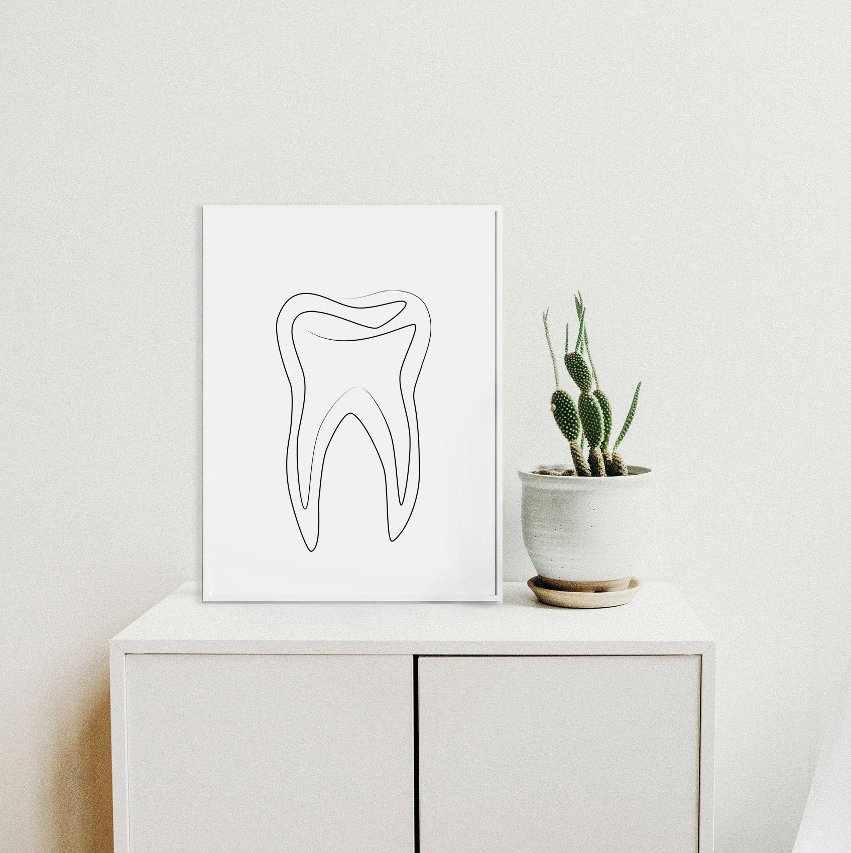 Tooth Art Dentist Wall Art Teeth Art Print Dental Art Etsy