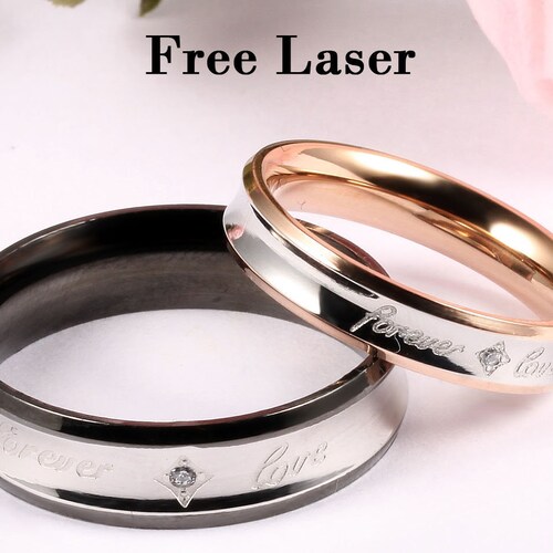 Promise Rings for Couples promise Ringscouple Rings Etsy