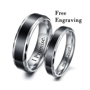 Promise ring for couple simple,promise ring for couple set