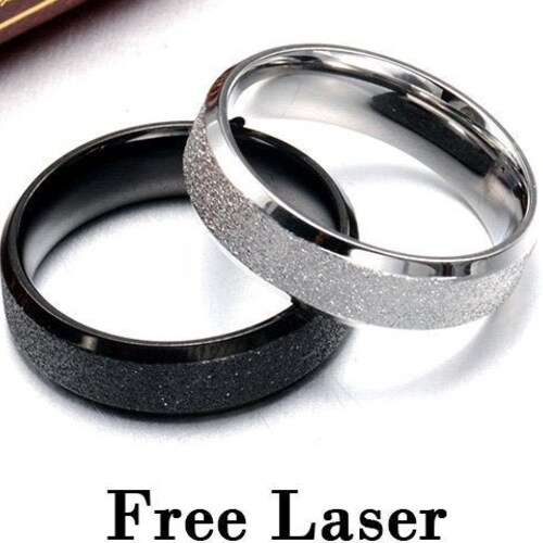 Black Promise Rings for Couples Promise Ring Couples Rings Etsy