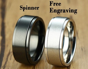 Spinner ring men,fidget ring men