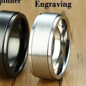 Spinner ring men,fidget ring men