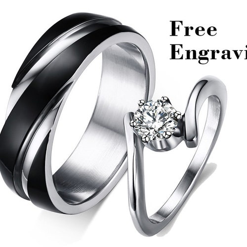 Promise Ring for Couples Couples Rings Etsy