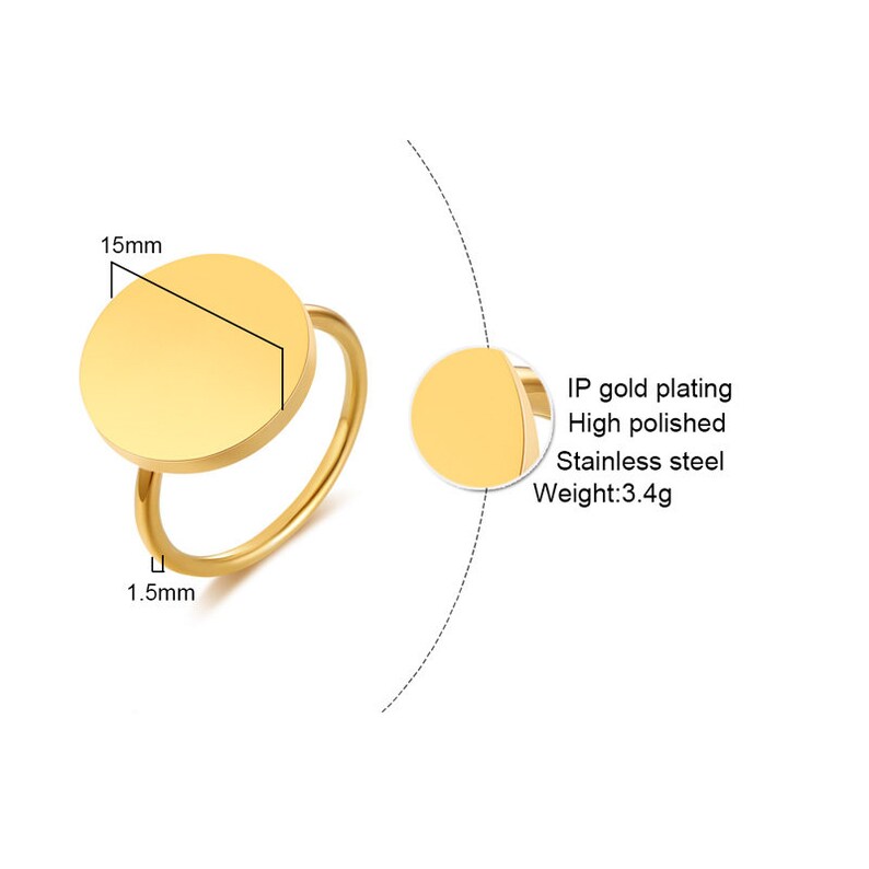 21st birthday gift for her,high school graduation gift for her,Woman signet ring,anniversary gift for her,Keep fucking going ring,