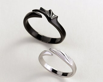 Matching angel deals and devil rings
