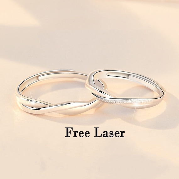 MEALGUET Personalized Couple Rings,Custom Engrave Uganda | Ubuy