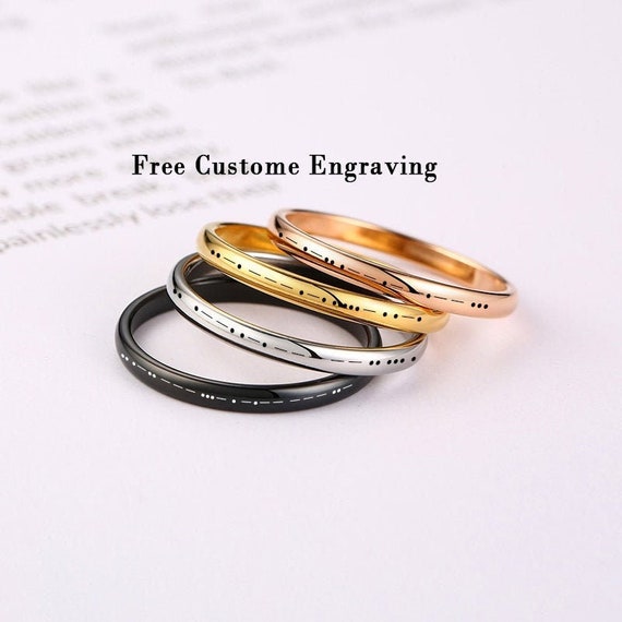 Custom Word Ring, Love, Rose Gold, Silver, Gold, Best Friend, Friendship,  Sister, Girlfriend, Wife Mother, Daugh… | Love ring, Word ring,  Personalized gifts jewelry