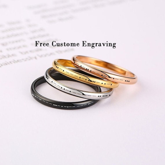 Custom Word Ring, Love, Rose Gold, Silver, Gold, Best Friend, Friendship,  Sister, Girlfriend, Wife Mother, Daugh… | Love ring, Word ring,  Personalized gifts jewelry