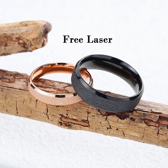 Paike Mode Titan Bague pour Homme en Acier Inoxydable