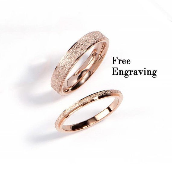 Amazon.com: Memolet Best Friend Ring Friendship Rings for 2 Matching Friends  Couples Set His and Her Love Women Twist Simple Promise Personalized  Engraved Custom Name : Clothing, Shoes & Jewelry