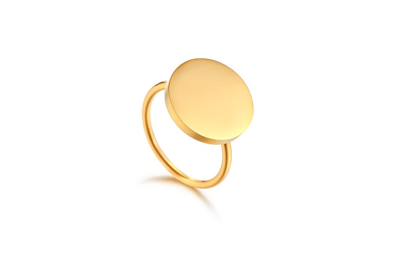 21st birthday gift for her,high school graduation gift for her,Woman signet ring,anniversary gift for her,Keep fucking going ring,