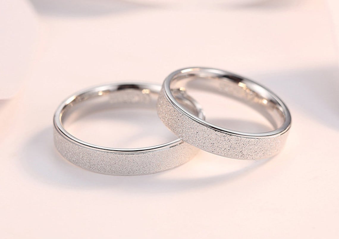 Promise rings for couplescouple ringsWedding ring set his Etsy