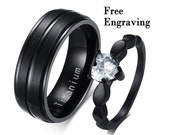 Black promise sale rings for girlfriend