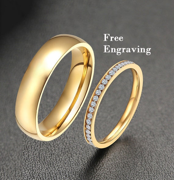 Gold matching on sale promise rings