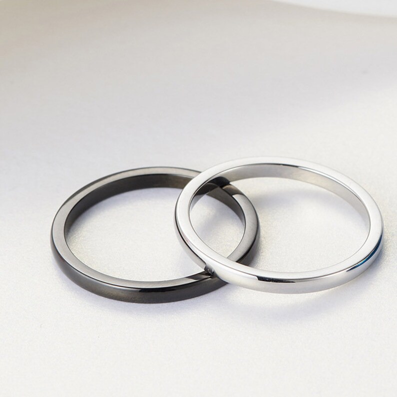 2mm Pinky Promise Ring Best Friend Rings for 2 Etsy