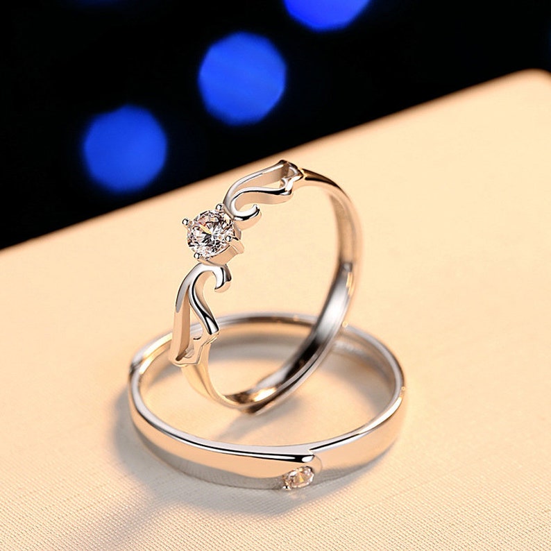 Promise Rings for Couples promise Ringscouple Rings Etsy