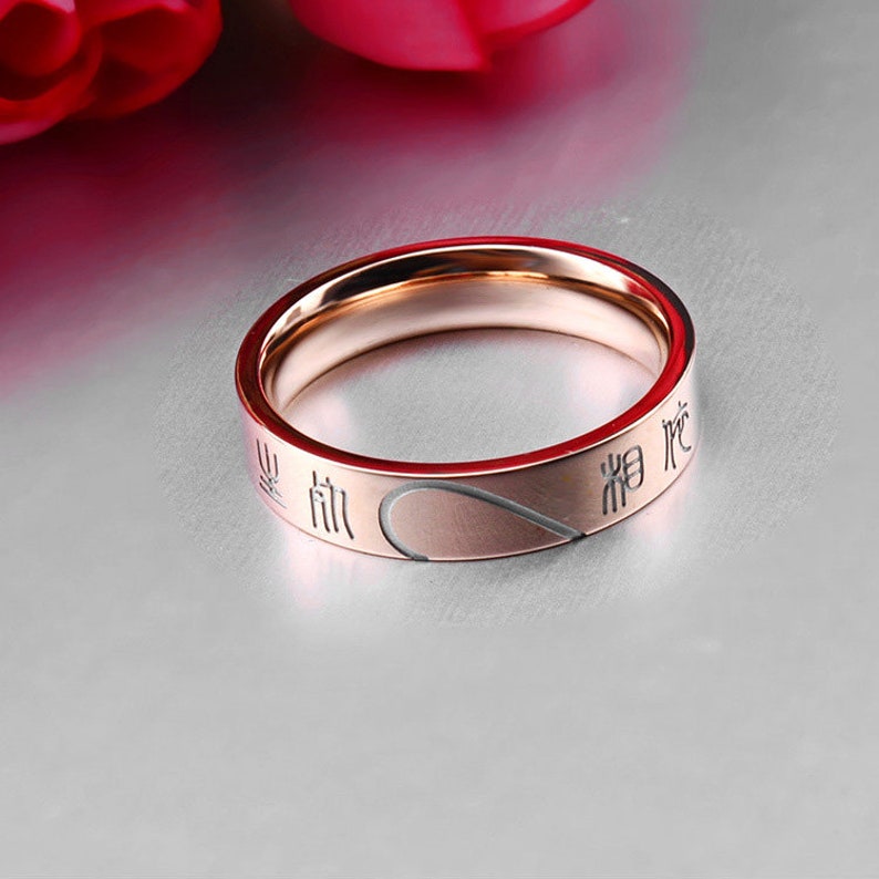 Promise rings for couples,Wedding ring sets his and her couple rings,wedding rings type 316 stainless steel