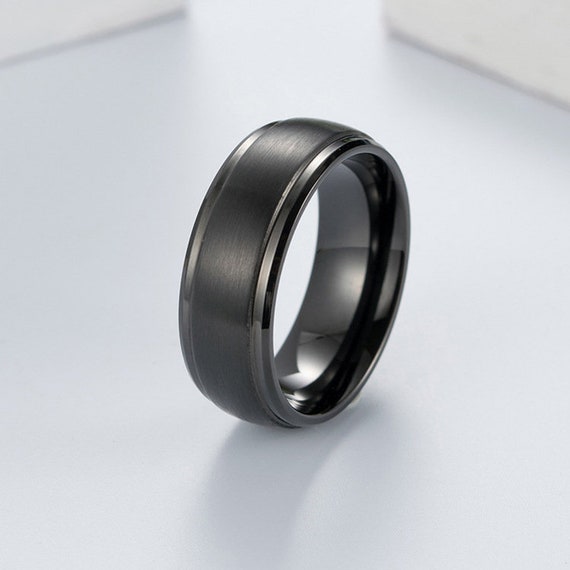 Male promise rings clearance black