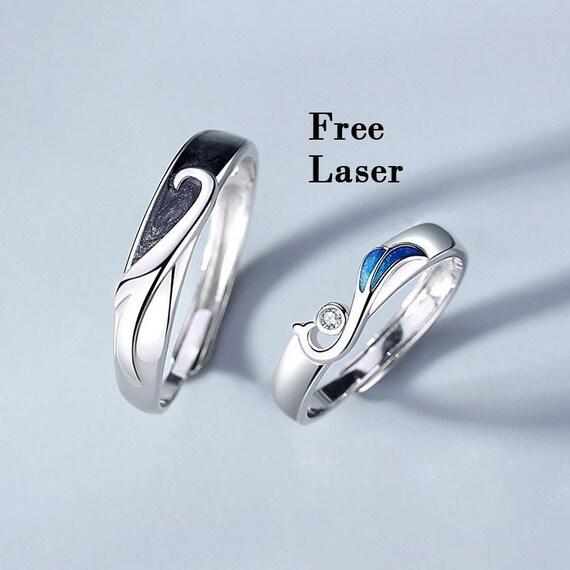 Anillos de promesa para parejas anillos de pareja a juego