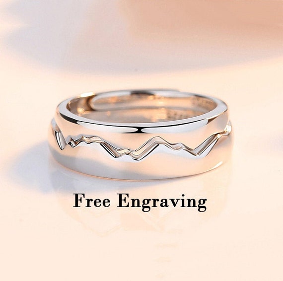 Etsy couple promise rings deals