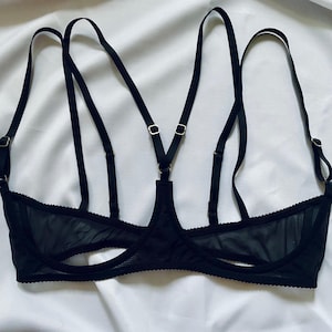 Open cupless bra for big and small breast, Shelf bra open half cup bra with support, Half cup shelf bra, Open lingeries, Open cupless bra