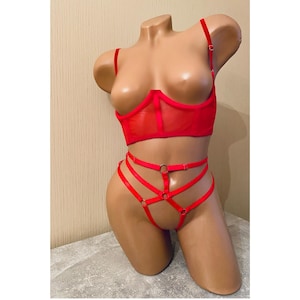 Open crotched lingerie ouverte Open lingeries shelf bra Open panty extreme Сrotchle lingerie