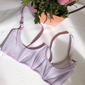Open cupless bra for big and small breast, Shelf bra open half cup bra with support, open lingeries, See through lingeries