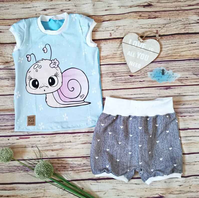 Set of small snails in size 104