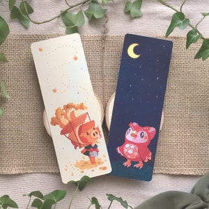 ANIMAL CROSSING Marque-page | ACNH Animal Crossing New Horizons Daisy Mae et Celeste, chemise, marque-page, favicon, marque-page, livre, lecture