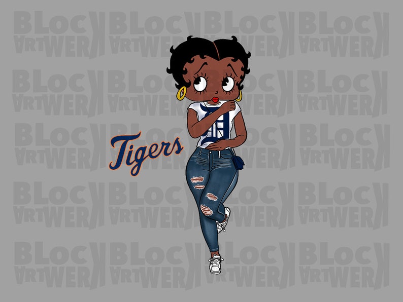 Betty Boop Detroit png print file