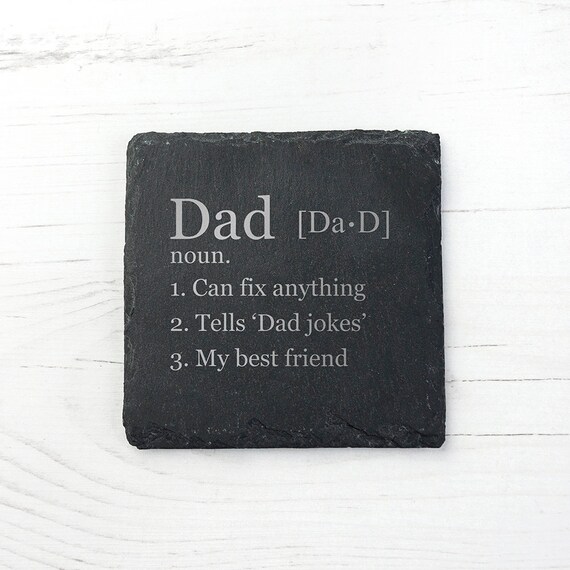 Personalised Engraved Definition of... Black Slate Etsy