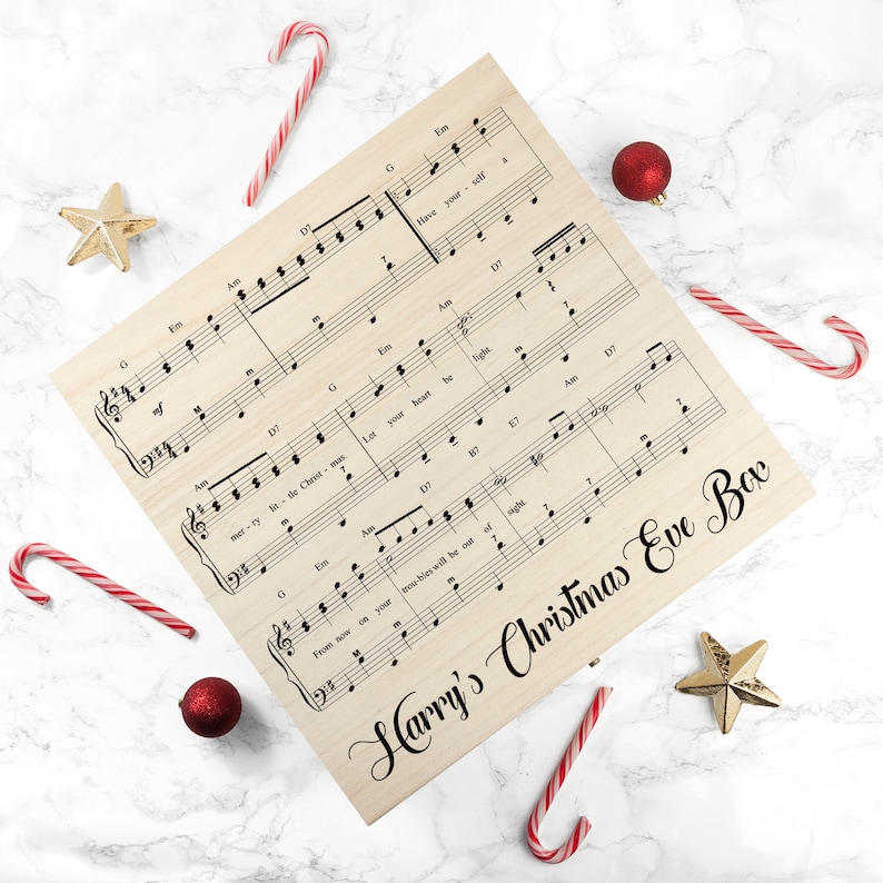 Gift for Couples Xmas Box Personalised Gift from Santa Personalised Have Yourself a Very Merry Christmas Eve Box Christmas Gift