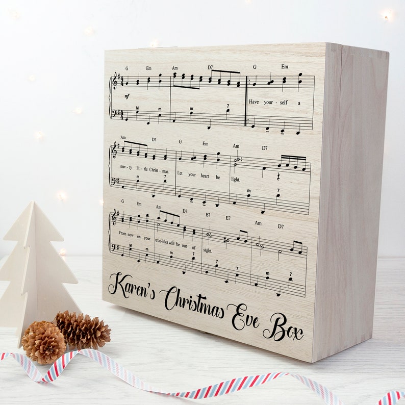 Gift for Couples Xmas Box Personalised Gift from Santa Personalised Have Yourself a Very Merry Christmas Eve Box Christmas Gift