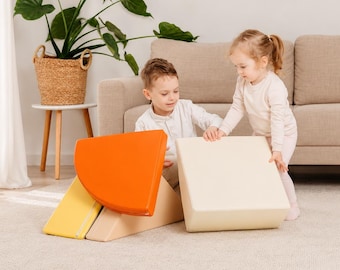 Soft Play Blocks for toddlers, Climbing Foam Playground | Kubo Blocks LUMO