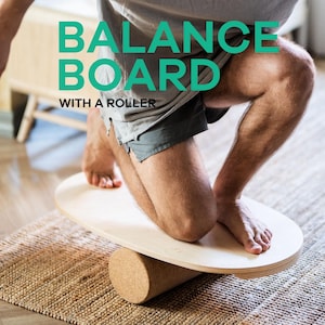 Balance board for adults, Board for balance, Wobble board, Exercise balance board for kids, Balance trainer, Wobble Board with Roller