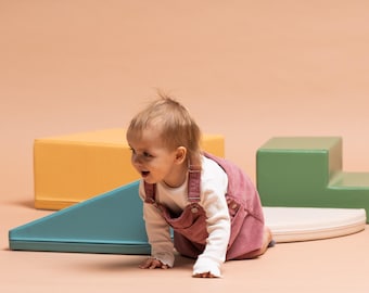 Soft play blocks set, foam climbing blocks, Montessori toys